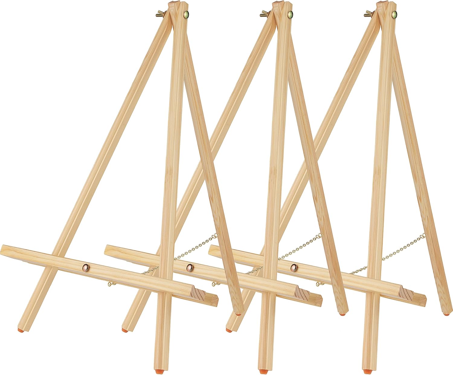 Creative Mark Wood Easel Pack of 3 - Durable and Light