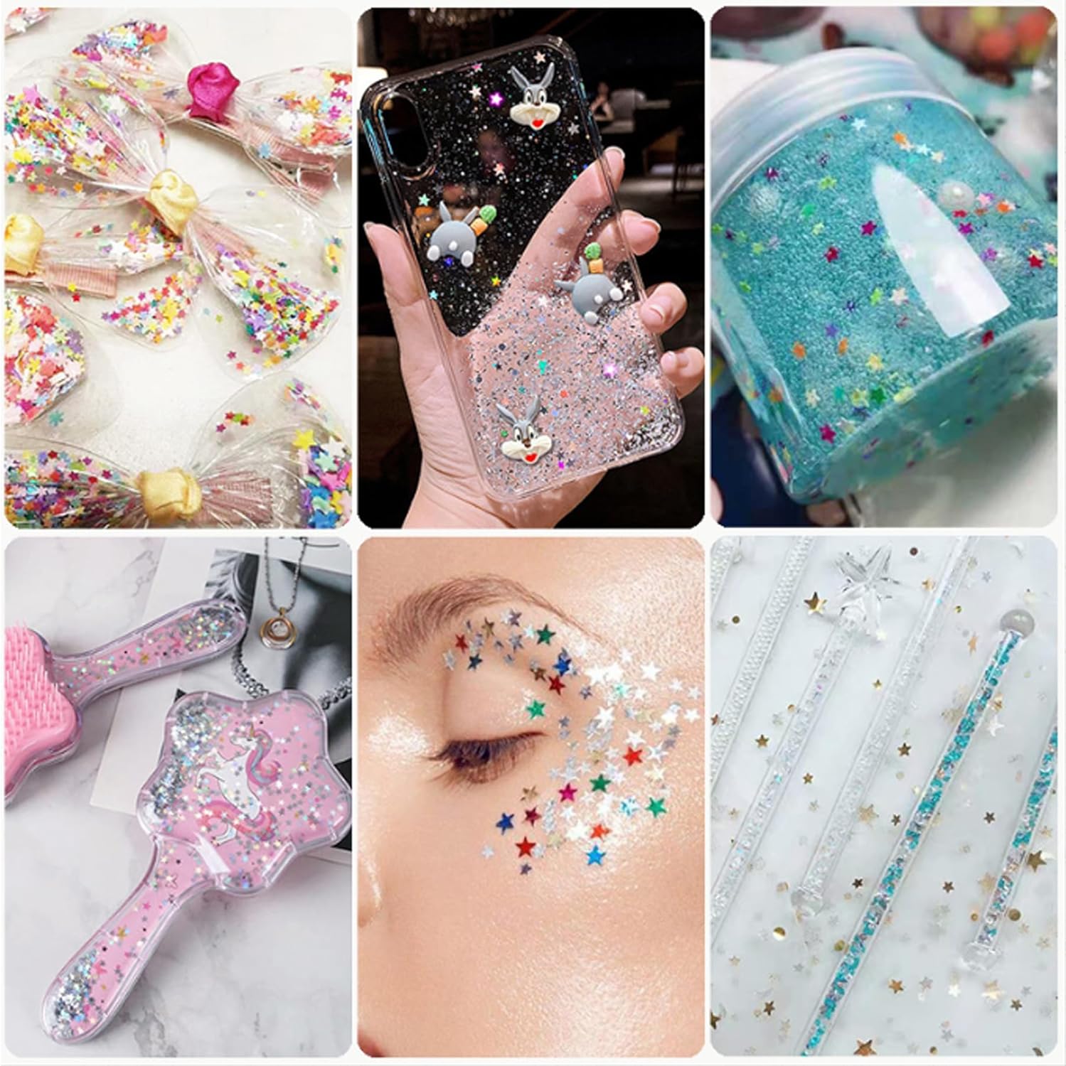 Sourcingbay Star Shape Glitter Confetti - 035oz Multicolor