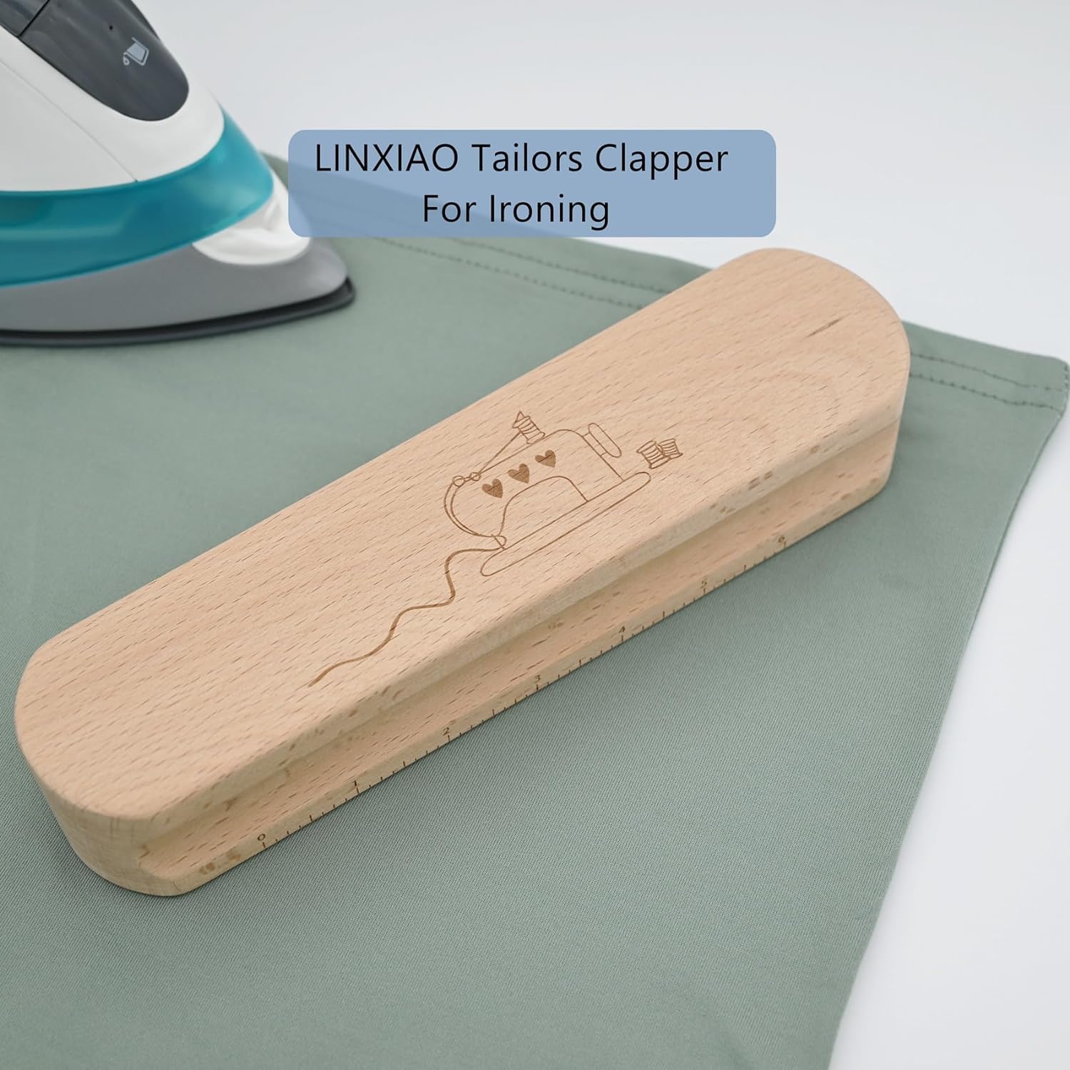LINXIAO Hardwood Tailors Clapper for Ironing and Quilting