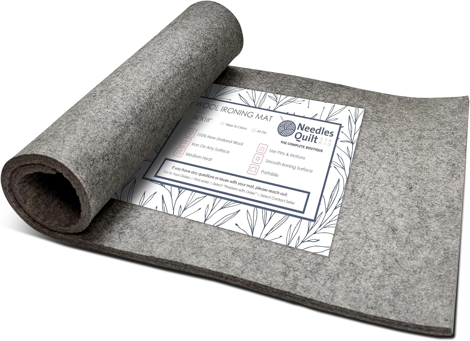 36 X 18 Wool Pressing Mat for Quilting and Crafting