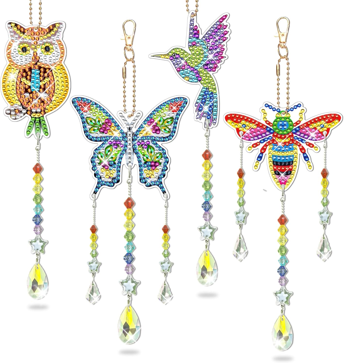 4pcs Diamond Painting Kit for Kids Ages 8-12