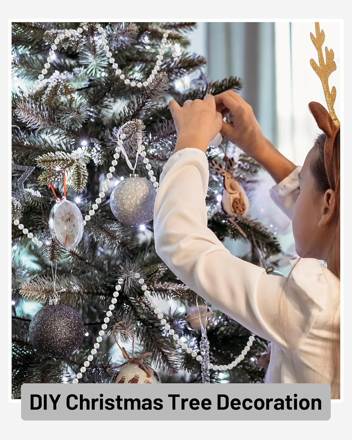 99FT Acrylic Crystal Garland for Wedding and Party Decor