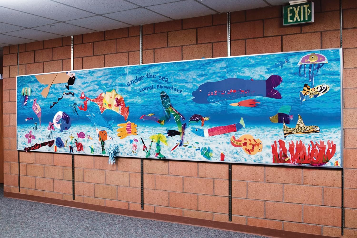 Fadeless Bulletin Board Paper 48 x 12 Under the Sea 1 Roll