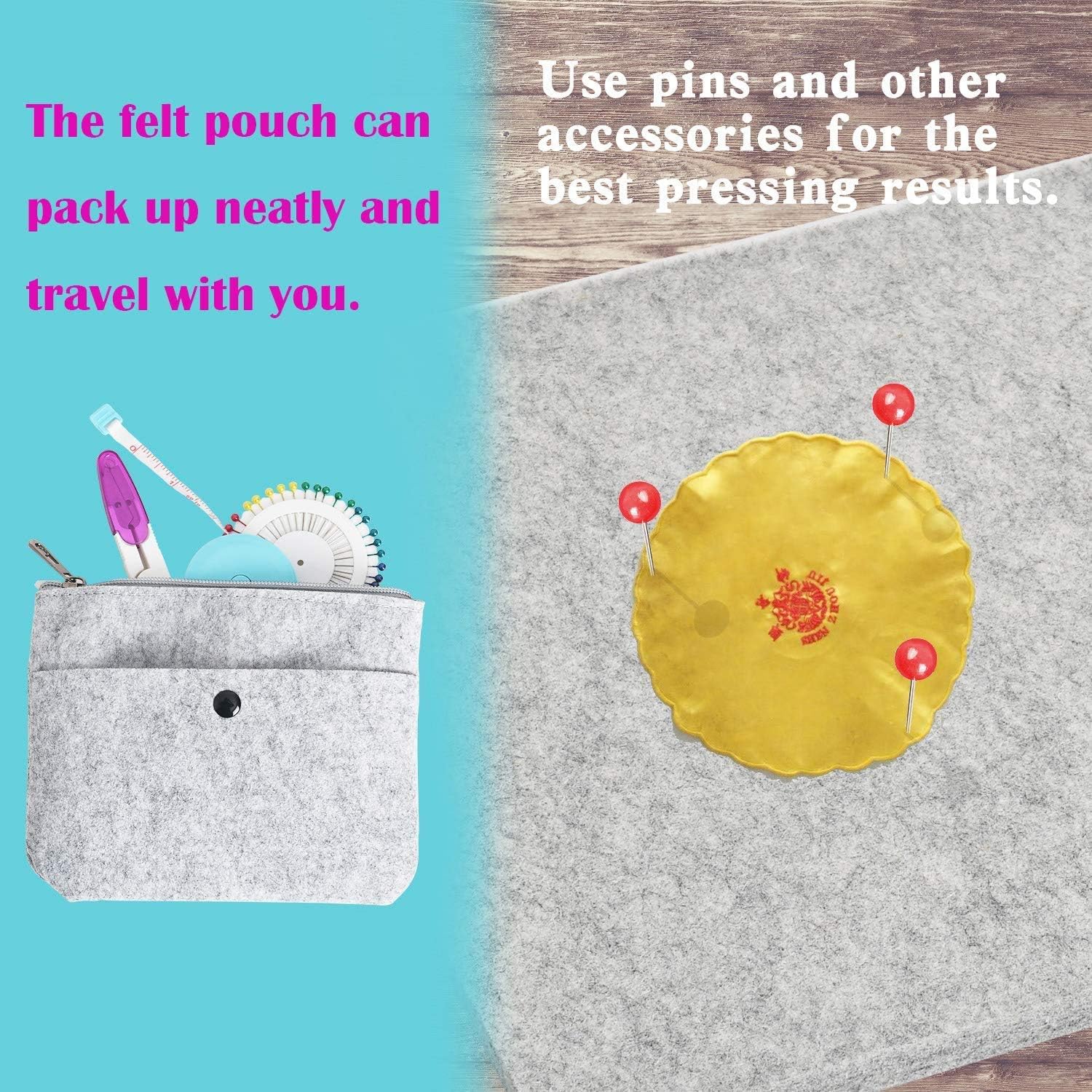 Rdutuok 17x135 Wool Pressing Mat for Quilting and Sewing