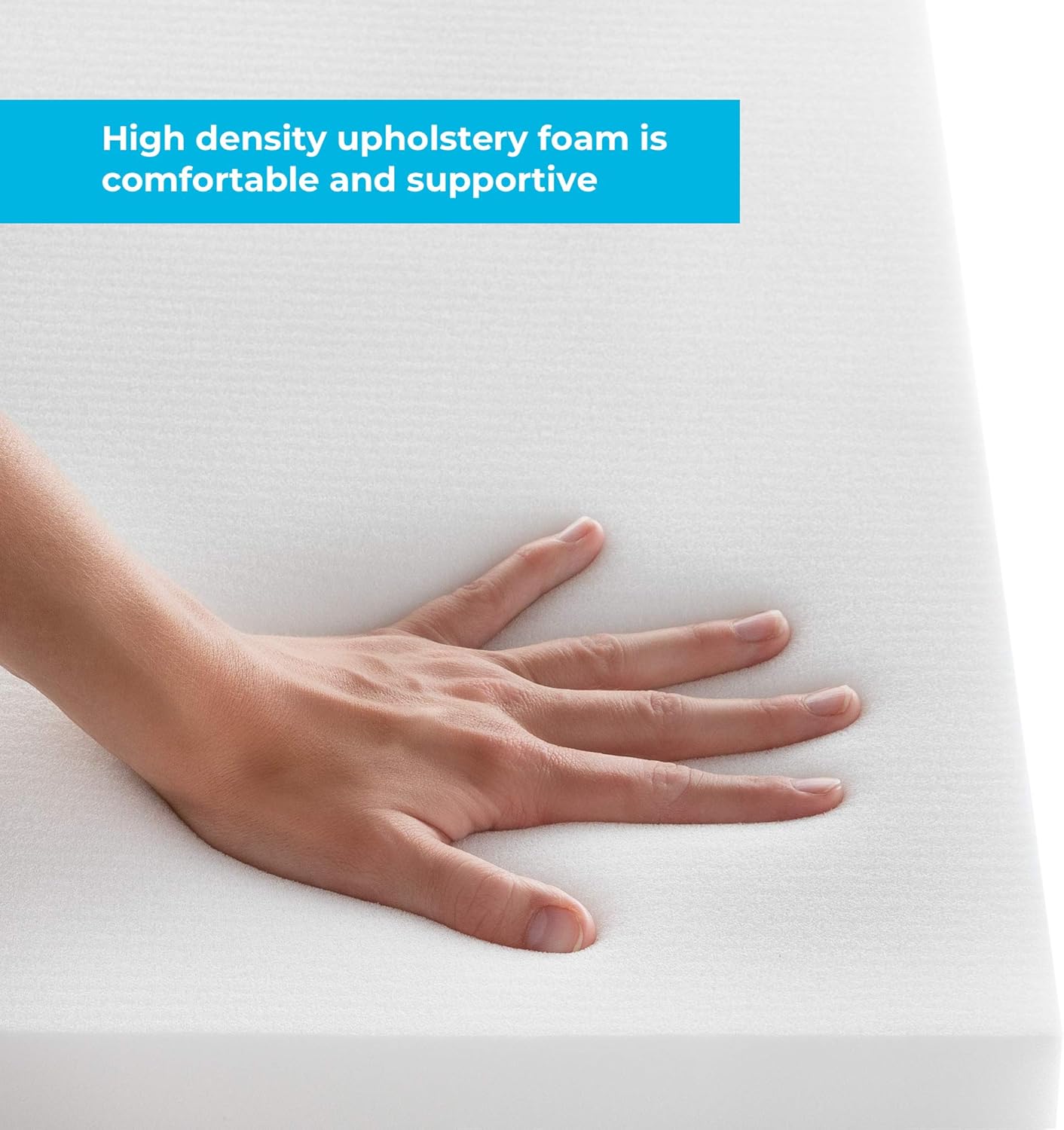 Linenspa High Density Cushion Craft Foam 2x24x72 White