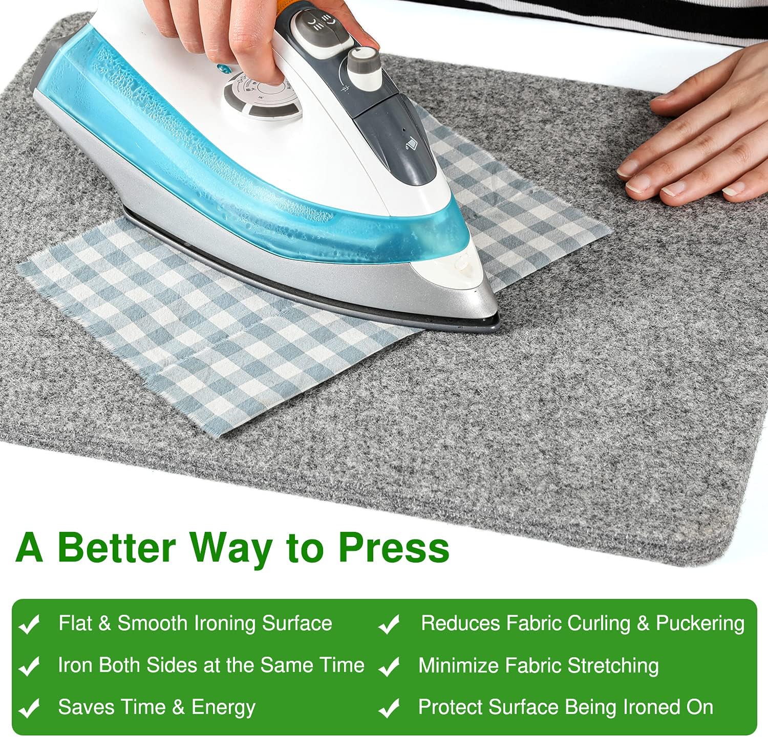 Mart Cobra Wool Pressing Mat for Quilting 17x24
