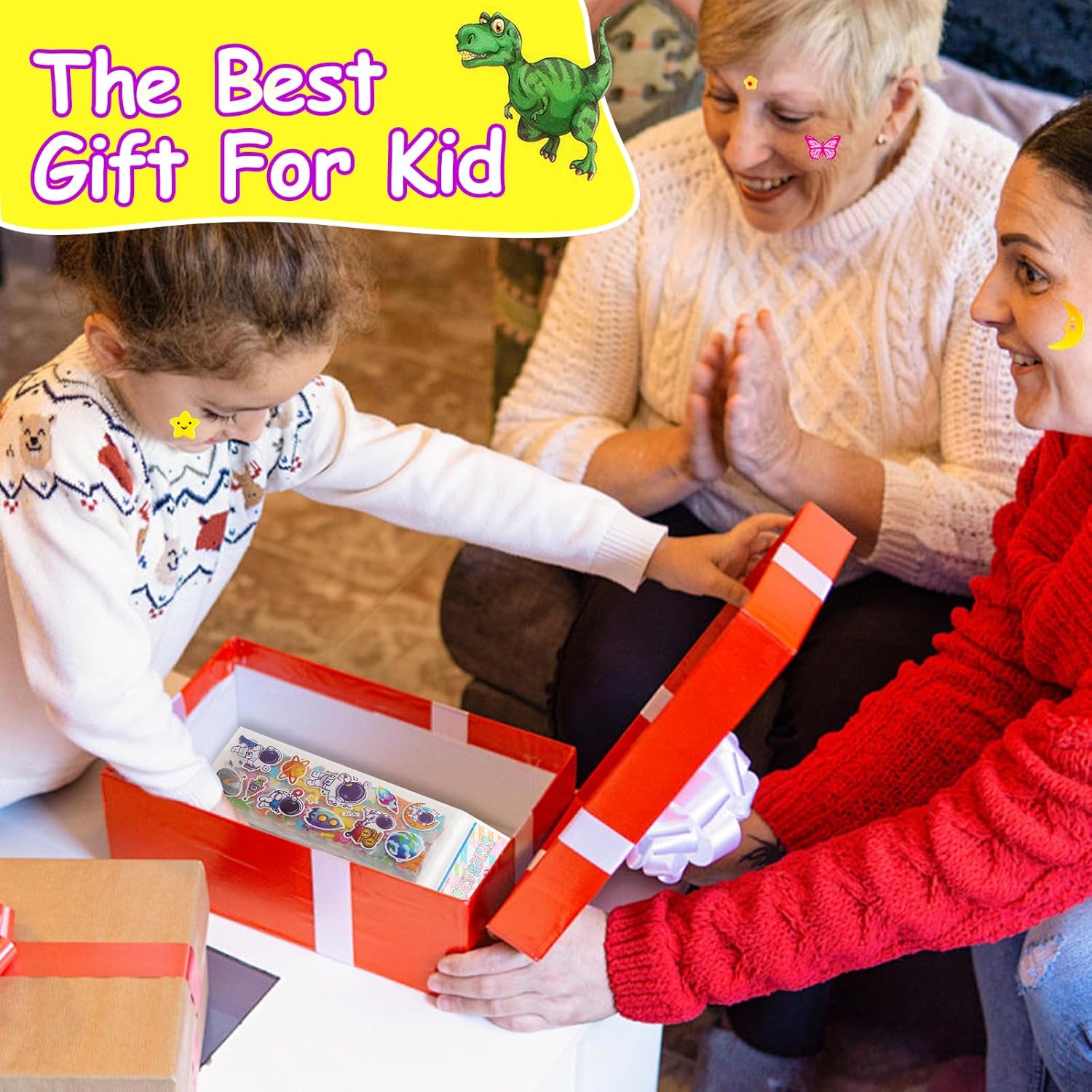 Habett 3D Stickers for Kids and Toddlers