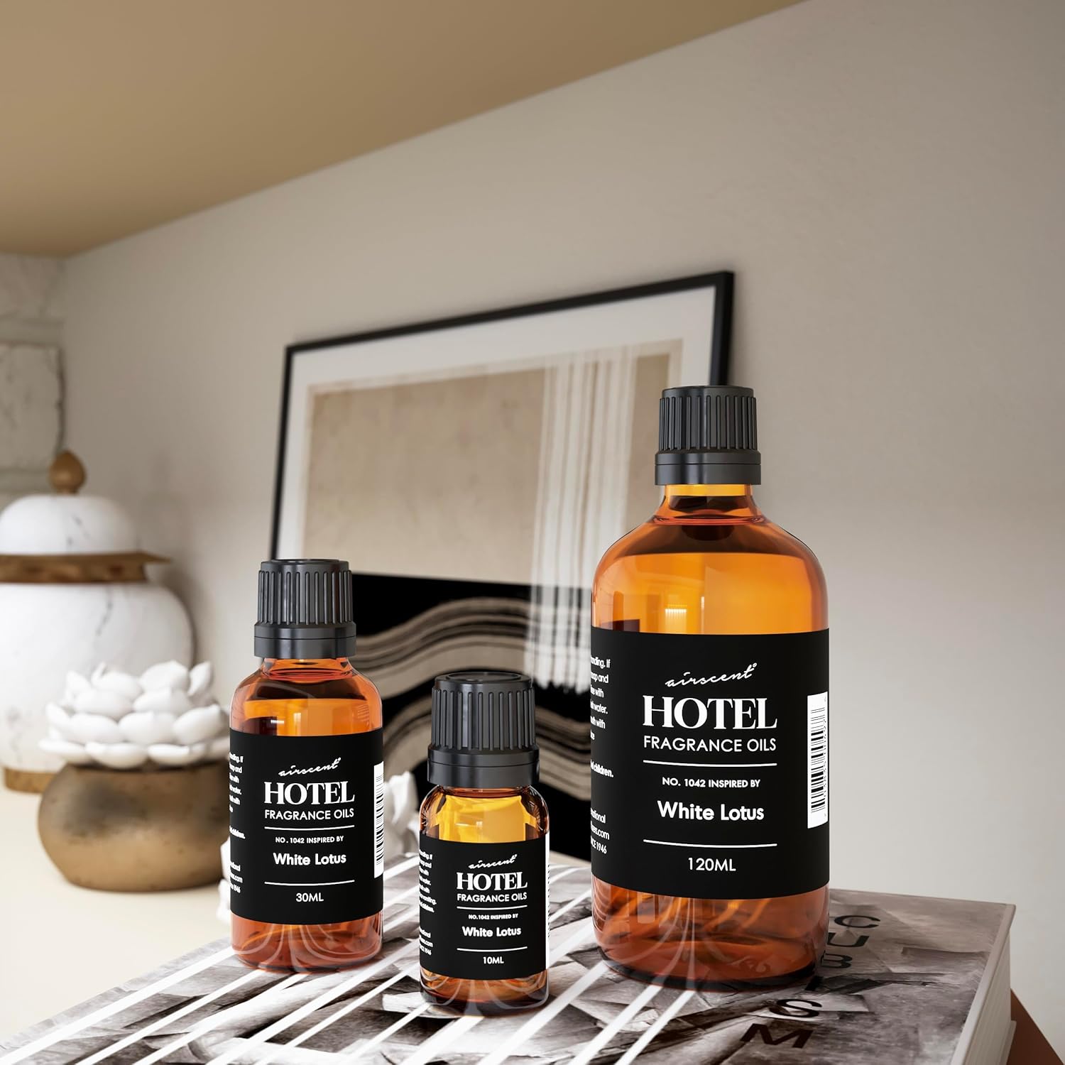 Air-Scent Hotel Diffuser Oil - White Lotus Inspired Fragrance