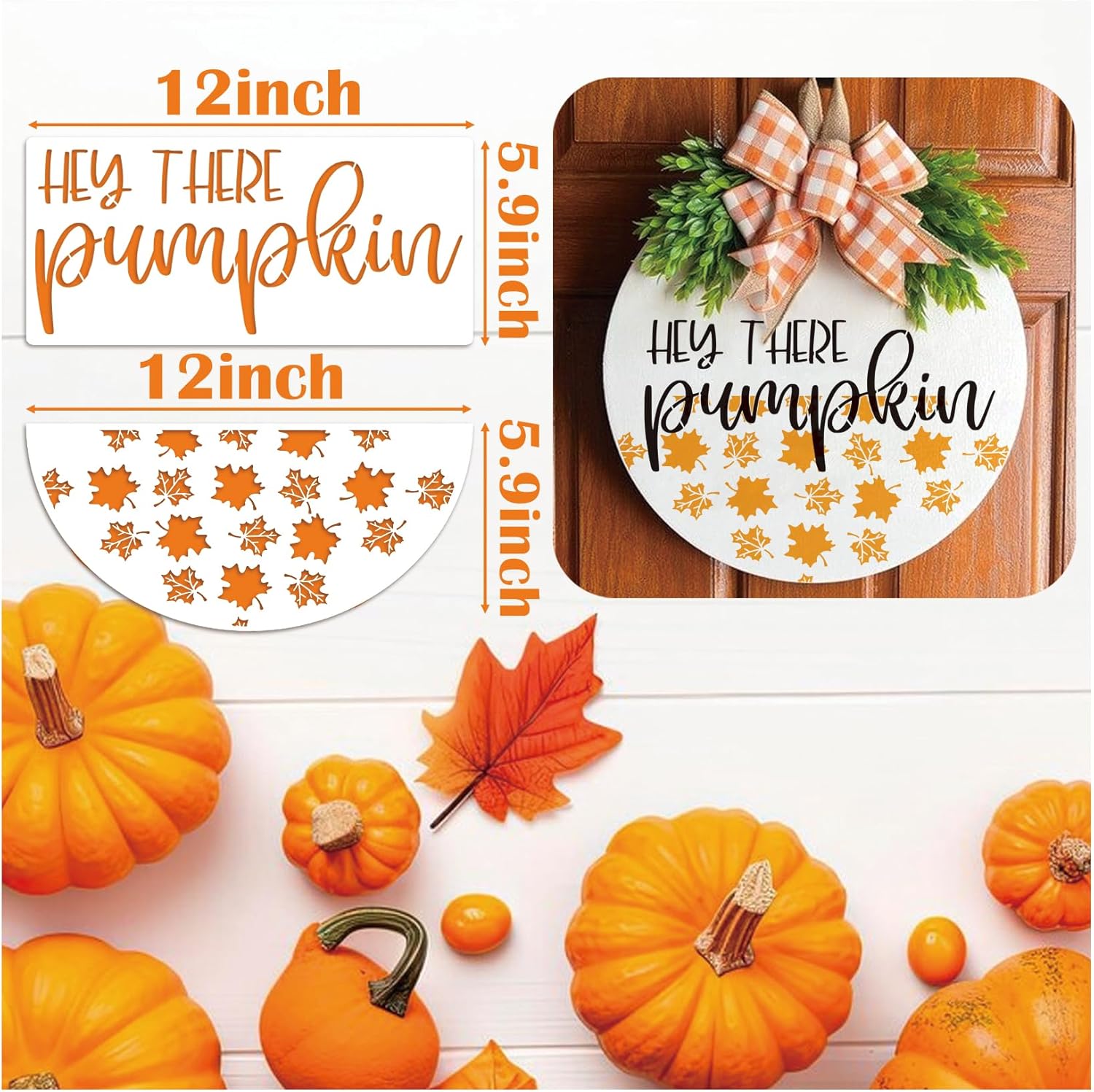 18 Fall Stencils for Painting on Wood Reusable