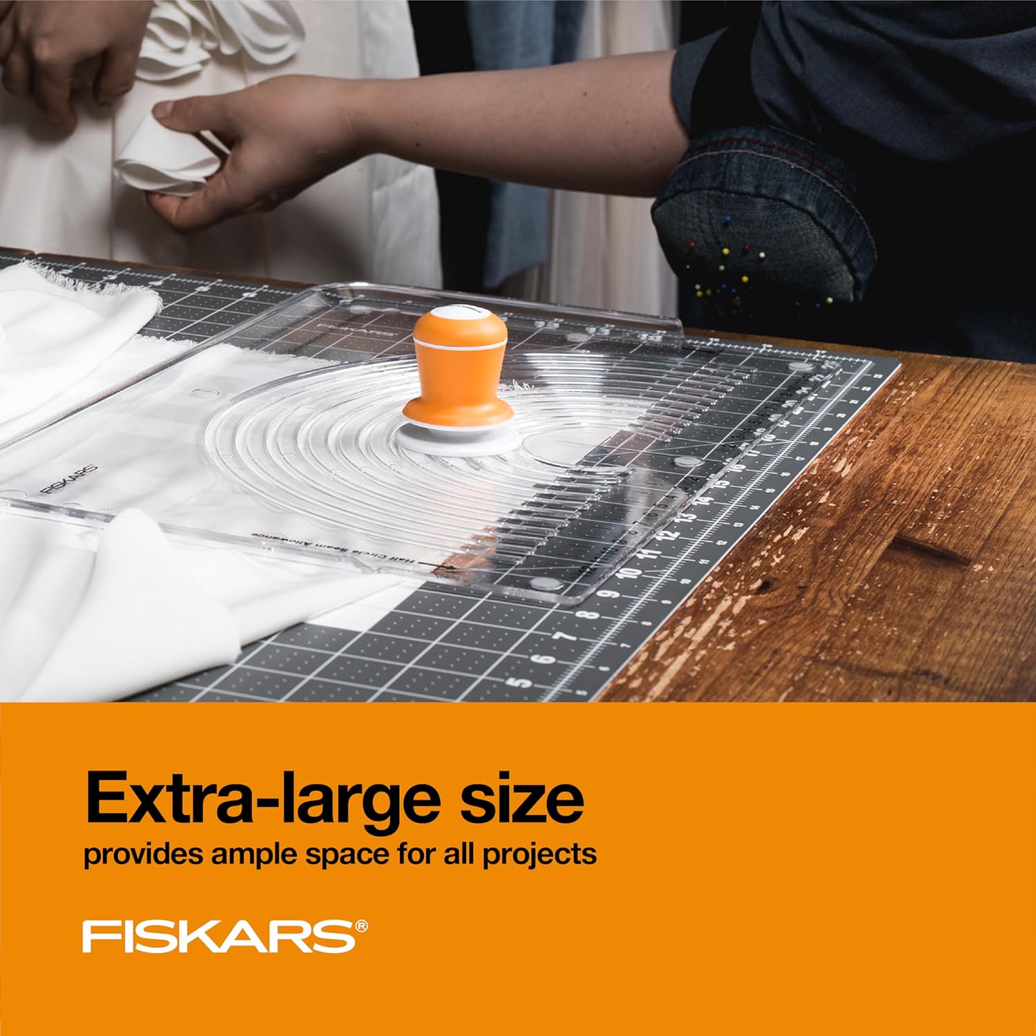 Fiskars Self-Healing Cutting Mat for Quilting and Crafts