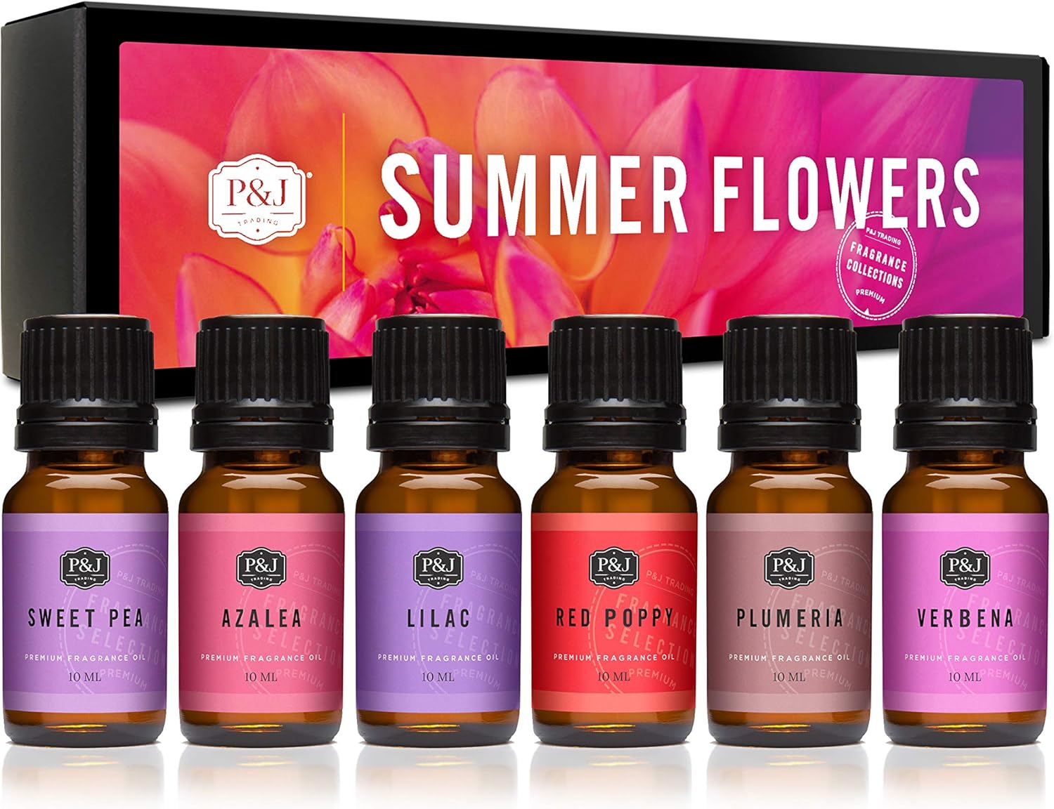 PJ Trading Summer Flowers Fragrance Oil Set of 6