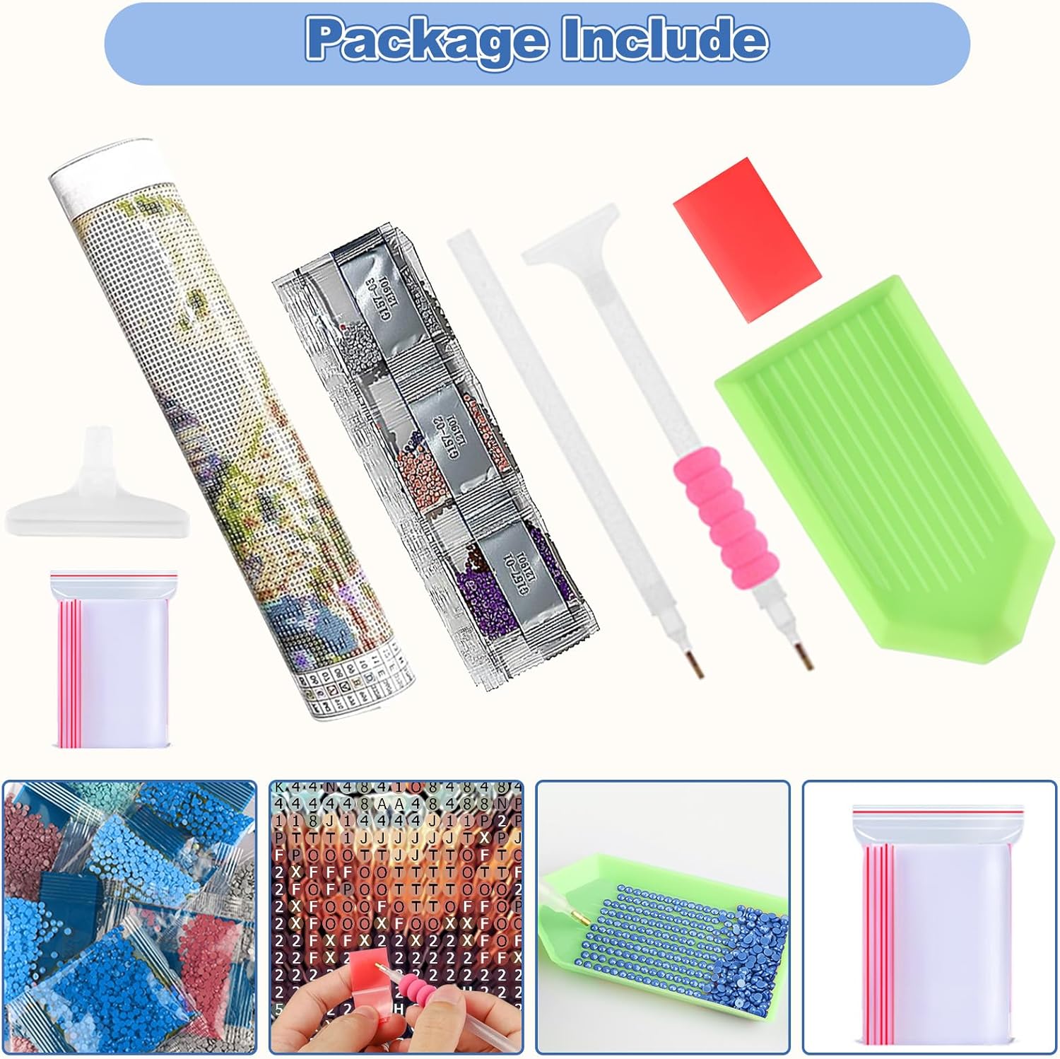 CEOVR Wolf Diamond Painting Kit for Adults - 12x16in DIY Art Set