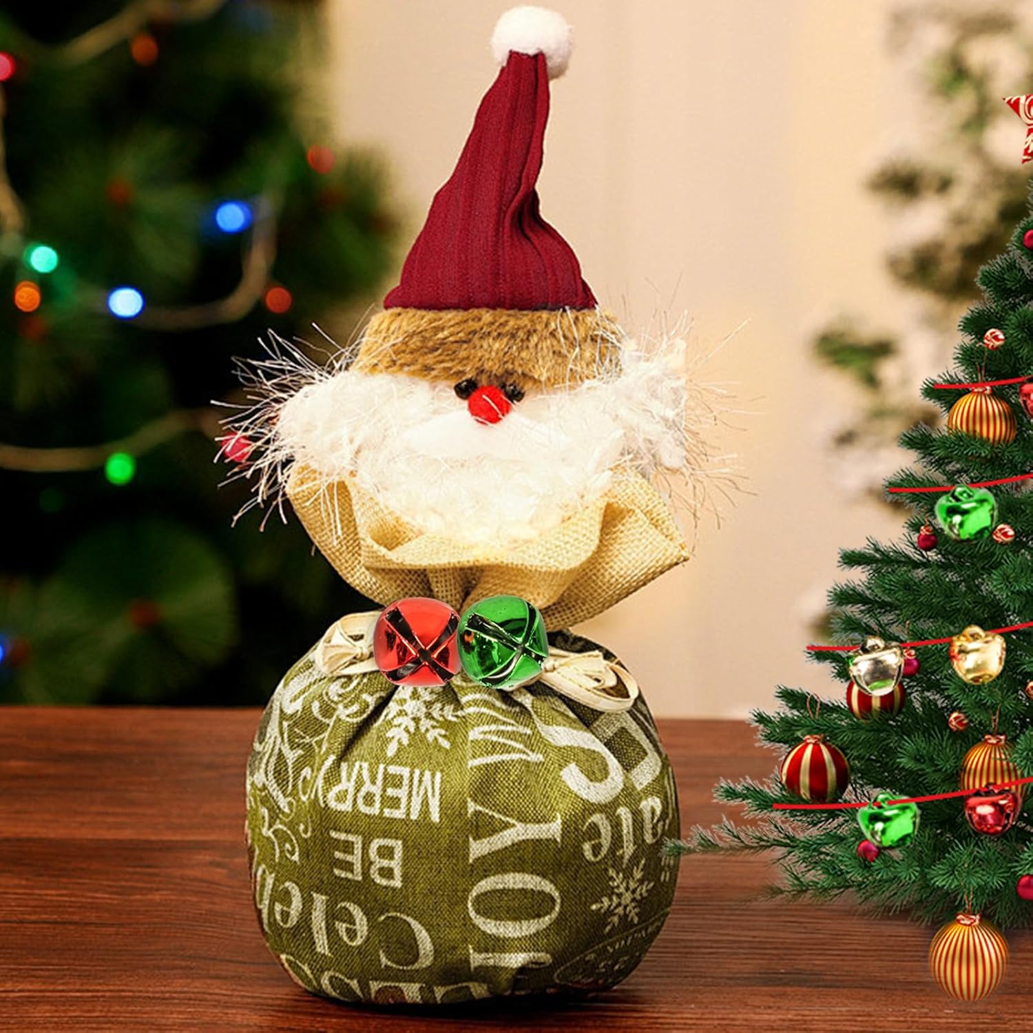 120Pcs Jingle Bells for Christmas and Pet Decorations