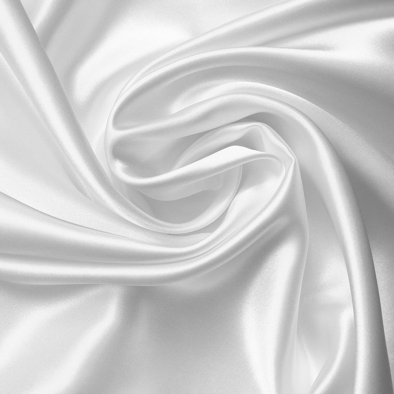 Ambesonne Space Fabric by the Yard with Swirl Waves and Asteroids Design