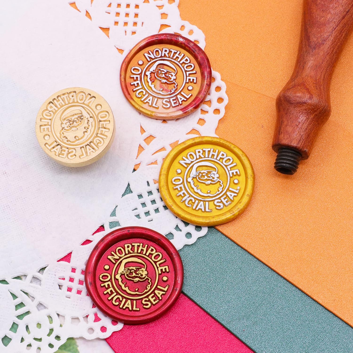 SWANGSA Santa Clause Northpole Wax Seal Stamp