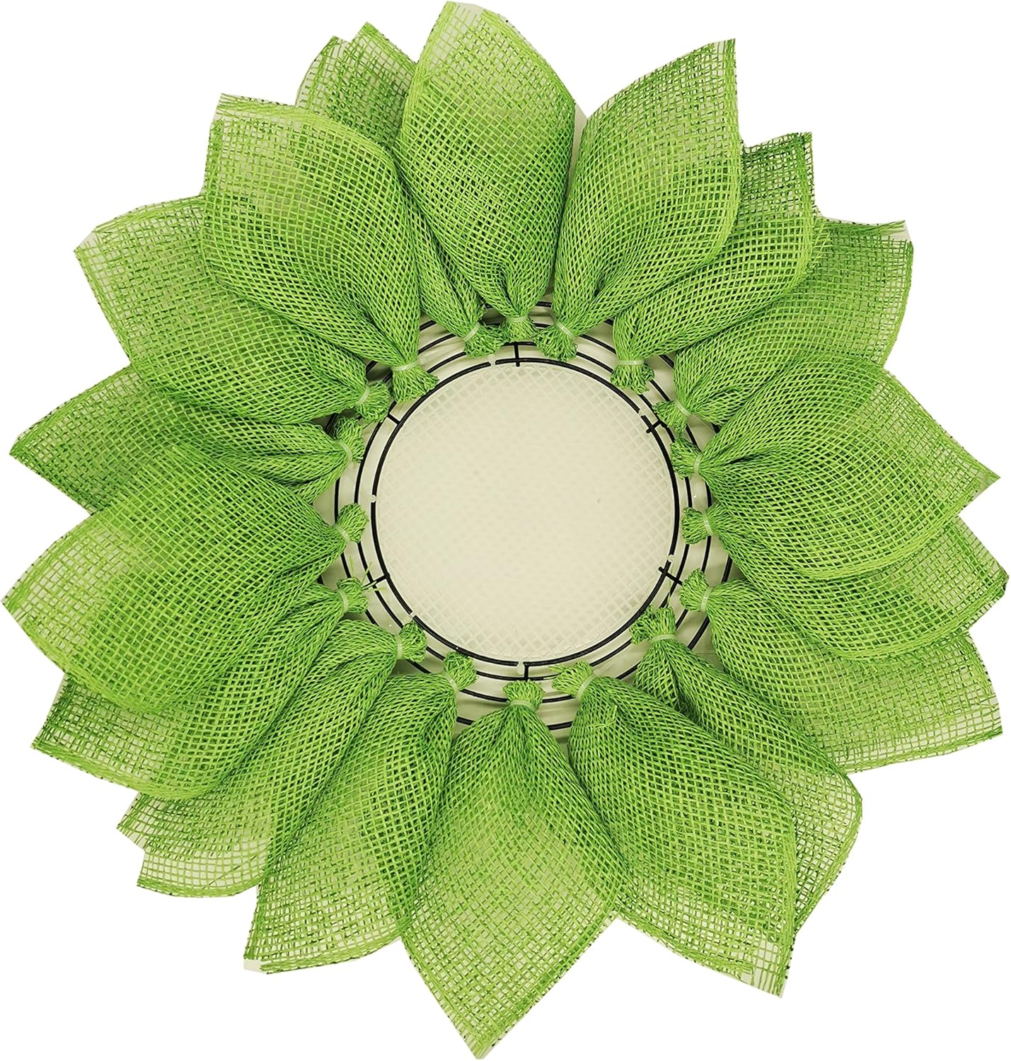 Tyoungg 3 Rolls Poly Burlap Mesh Kit for Sunflower Wreath DIY
