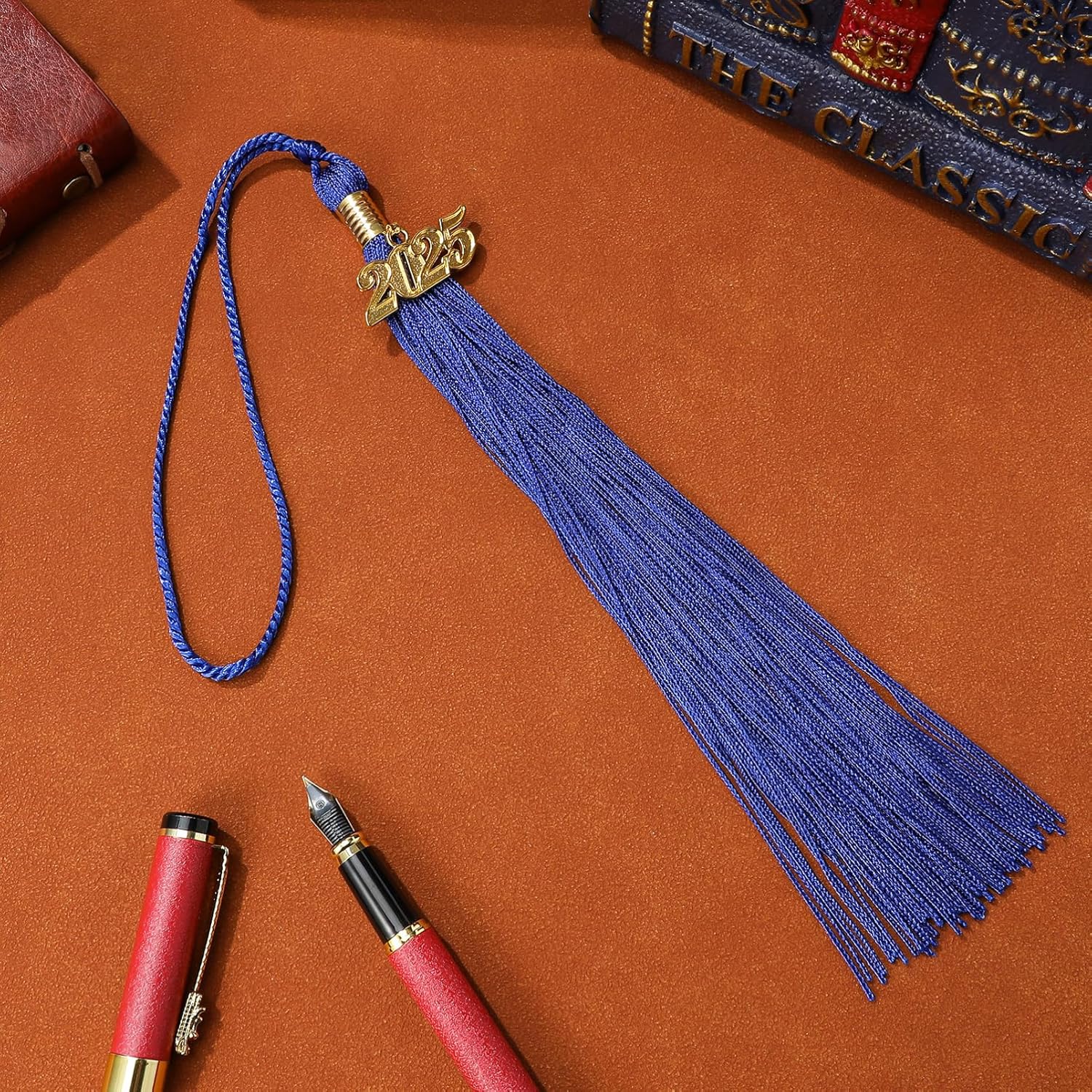 2025 Graduation Tassel Set 12pcs with Gold Charm