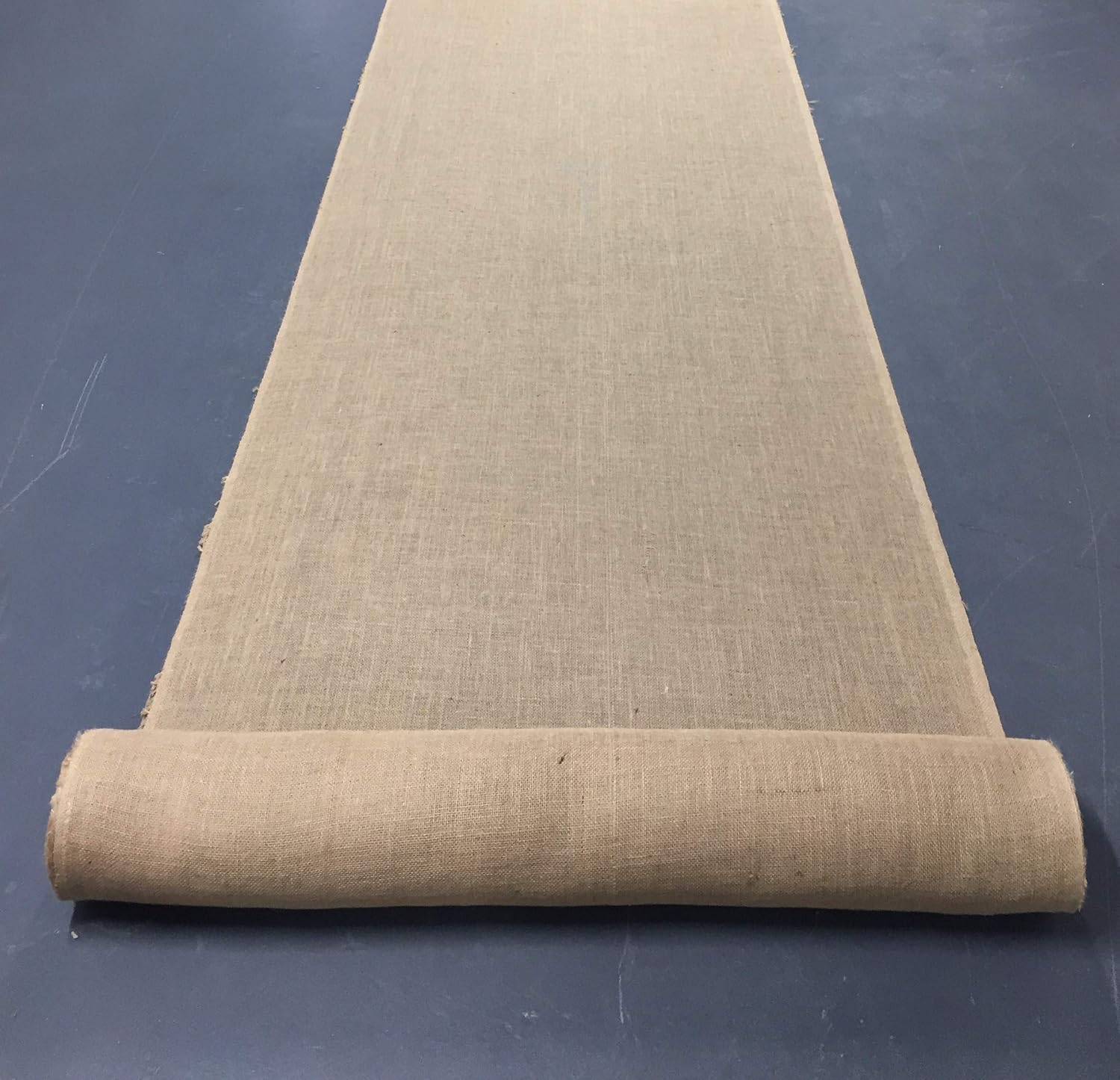 AAYU Jute Burlap Aisle Runner Roll 34x60ft