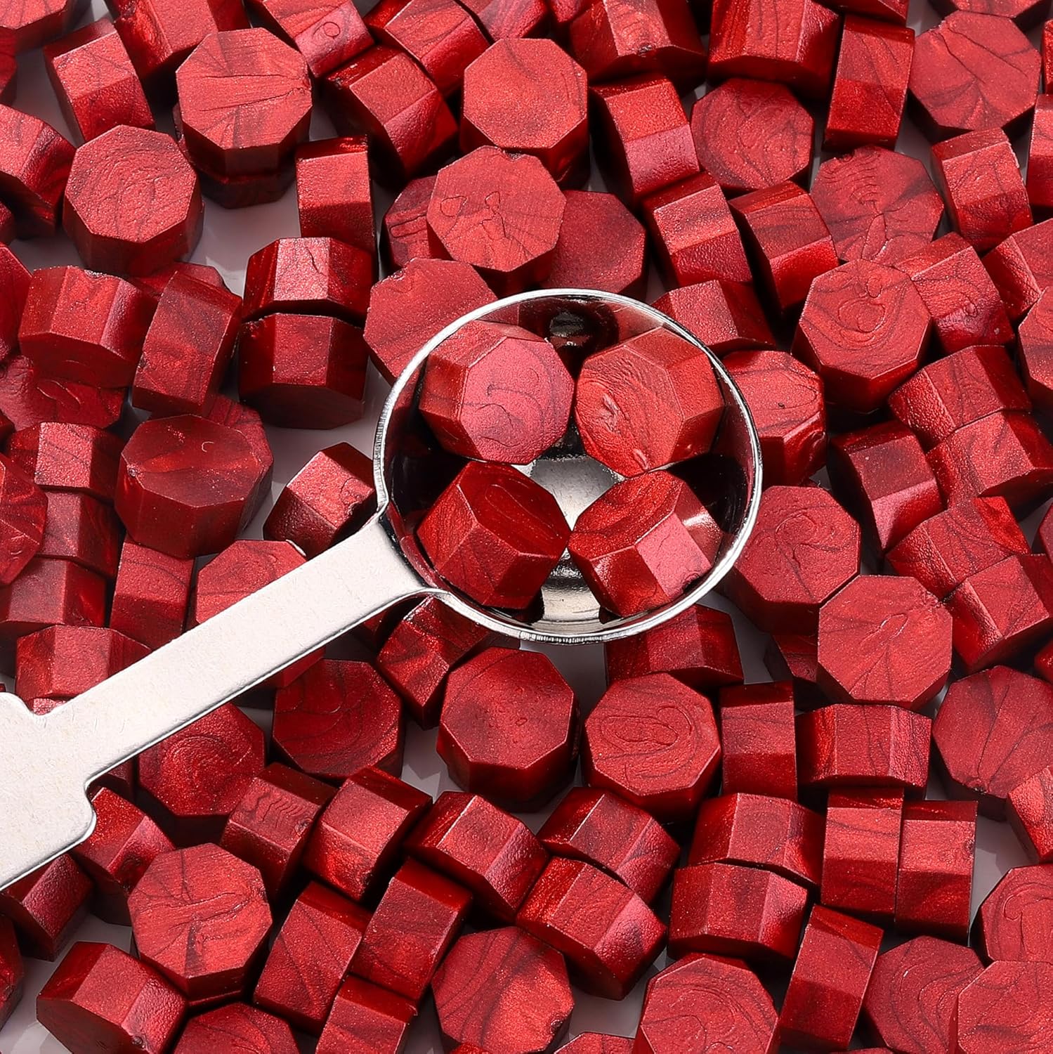 Yoption 300 Piece Wind Red Wax Seal Beads Set