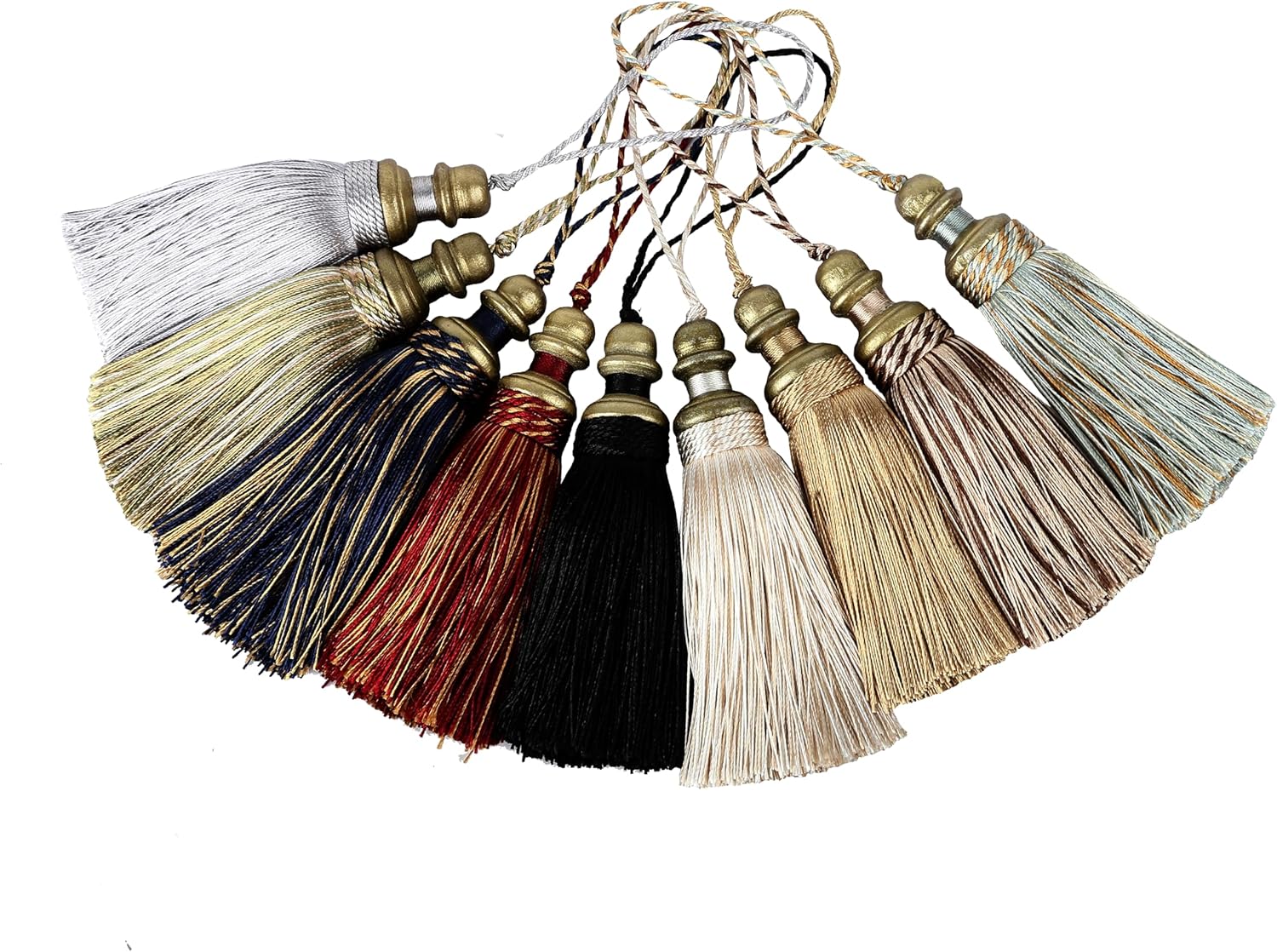 2 Pack 8 Inch Tassel With Loops - Handmade DIY Accessory